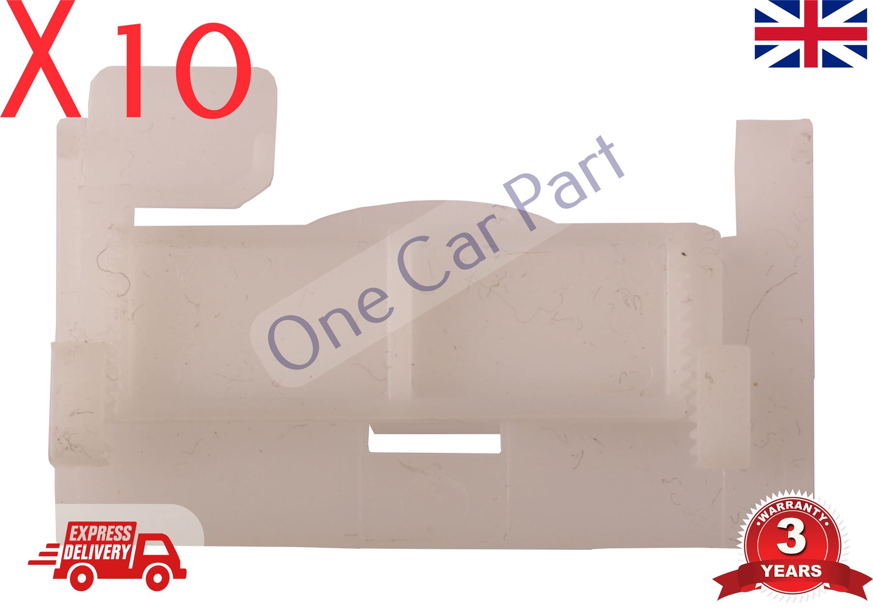 10x Cubierta de moldeo techo Clip 7703077428 Para Renault Megane Kangoo Fiat Doblo