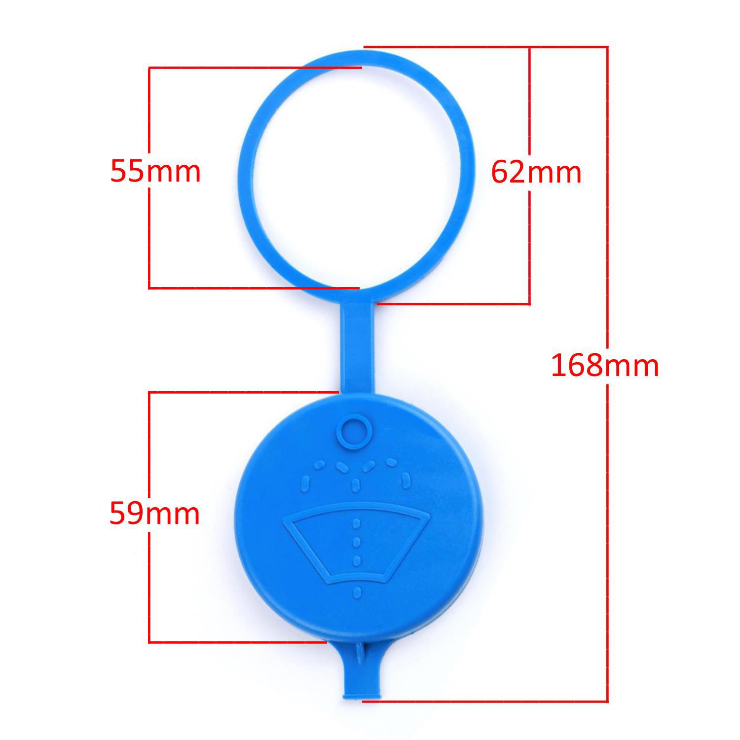 Windscreen Washer Bottle Cap Cover Blue For Peugeot Expert Partner