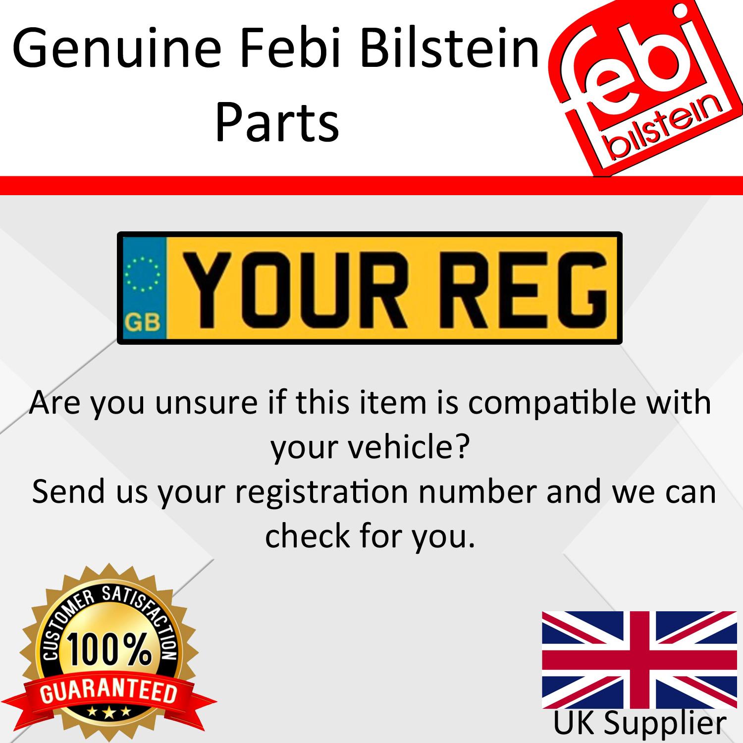 Febi Bilstein 19225 Stabiliser Link With Lock Nuts — 320mm Length, Fits Citroën C5, Peugeot 406/607 & More-625572