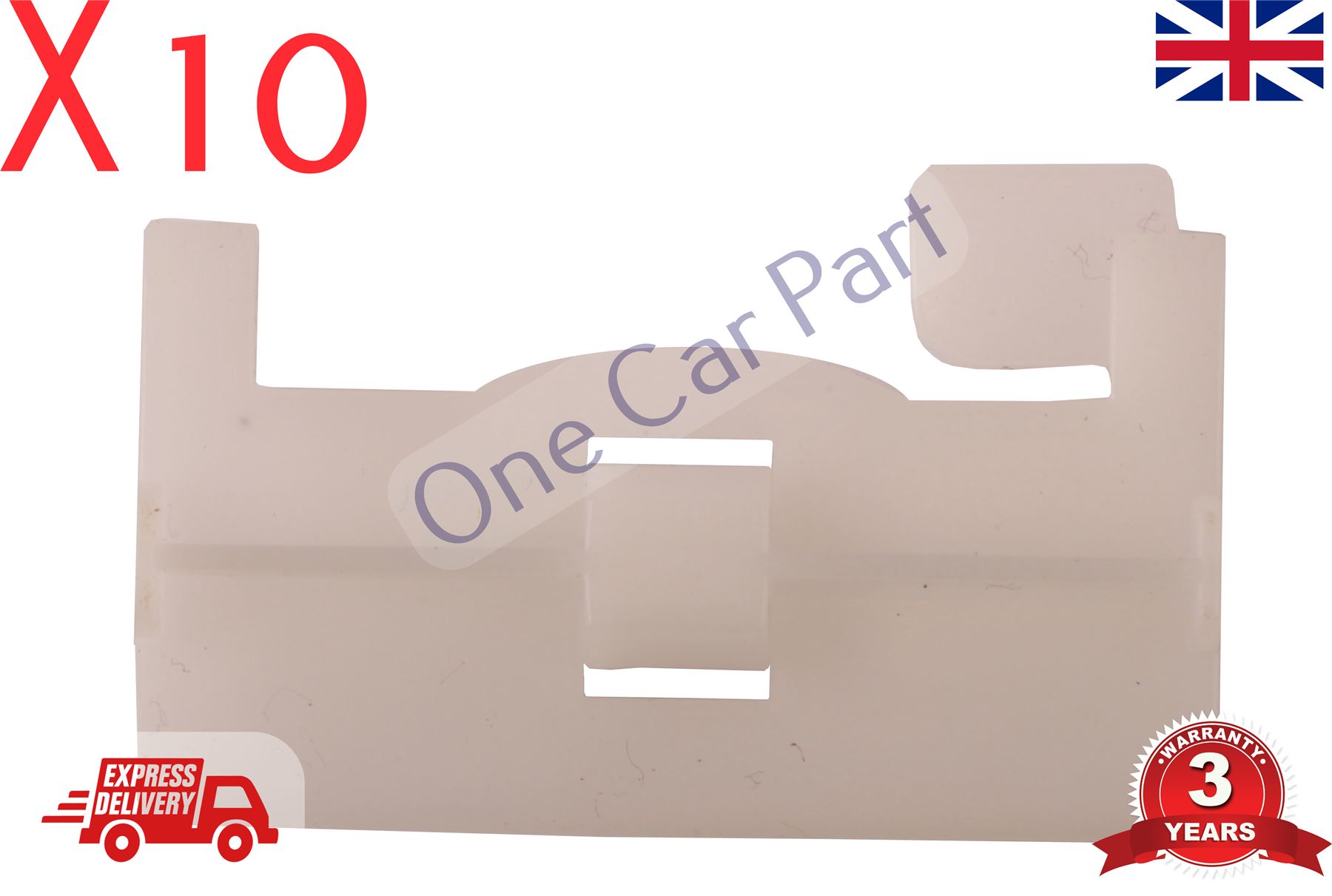 10x Cubierta de moldeo techo Clip 7703077428 Para Renault Megane Kangoo Fiat Doblo