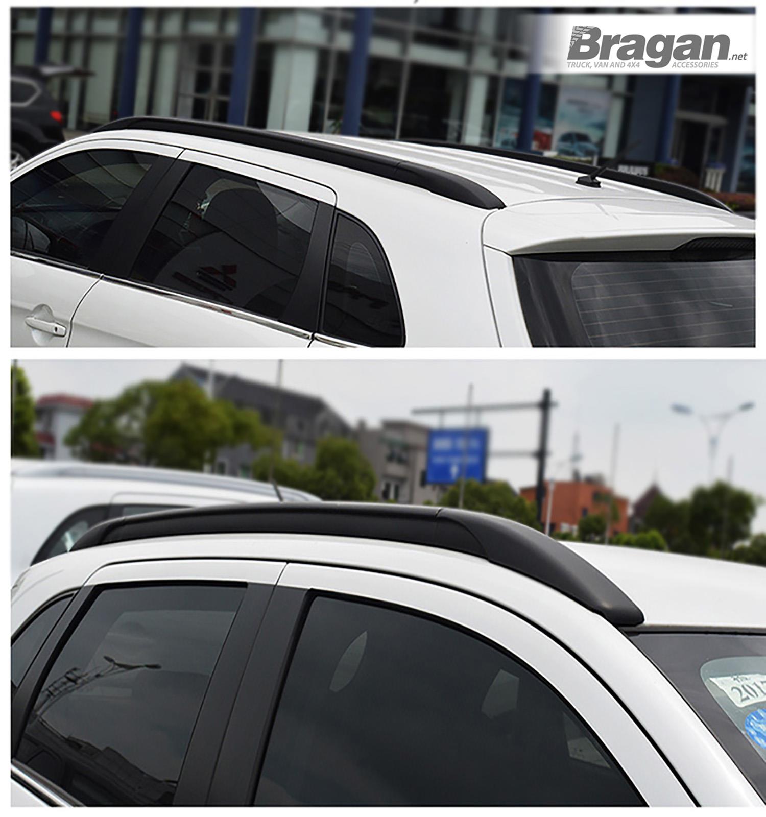 Roof Rails BLACK For Mitsubishi ASX 2010+ 4x4 Top Aluminium Racks