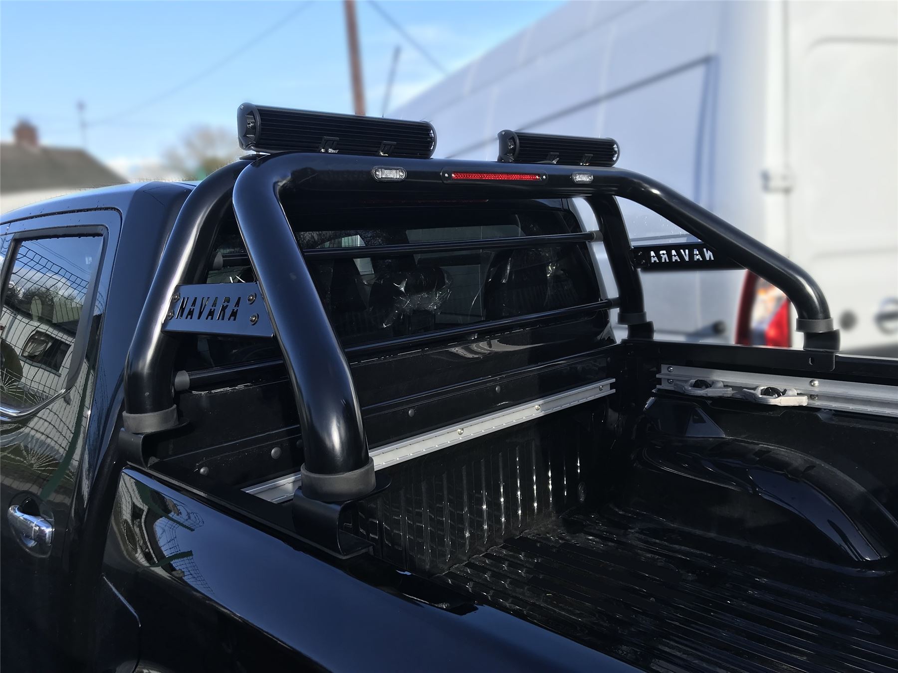 Roll Bar + LEDs + Brake Light + Light Bar For Nissan Navara D40 05 16