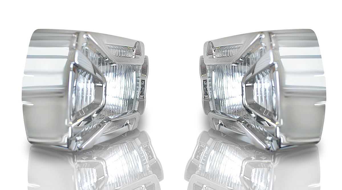 Rectangle Spot Lamps BRA434344 4x4 Front Bull Bars Light A Bar Stainless Steel Chrome Silver Fitting Brackets