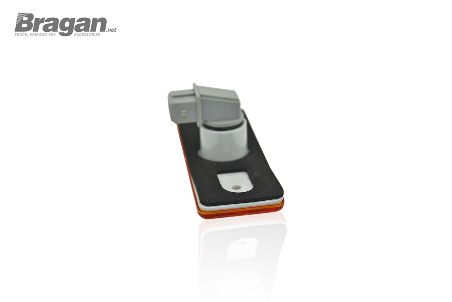 thumbnail image 2 of JES Amber LED Side Marker Lamp For Mercedes Sprinter 1995-2006 & VW LT 1995-2005 – 110x45mm, Pair 2 of 4