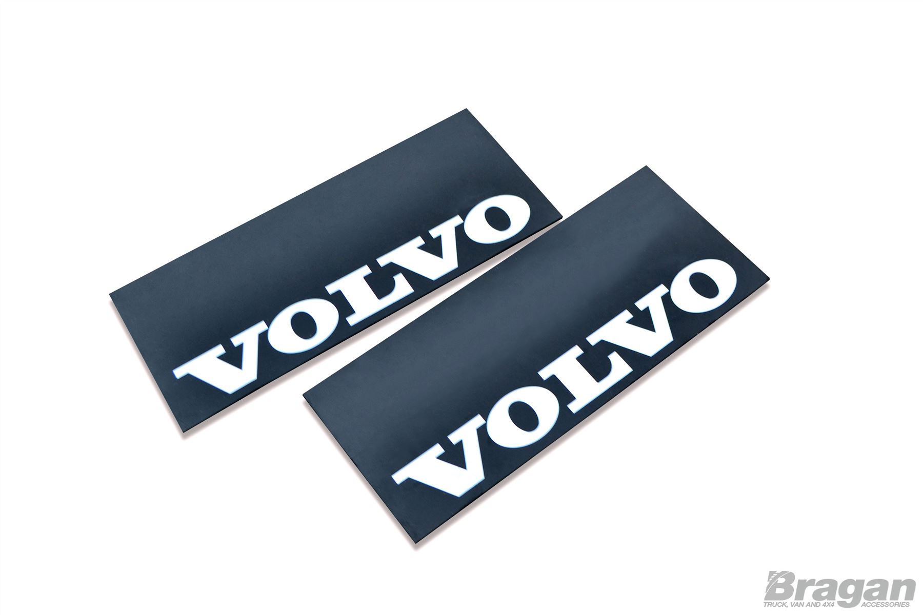To Fit Volvo UV Rubber Front Mudflap Mudguards Mud Flaps White 60x25cm