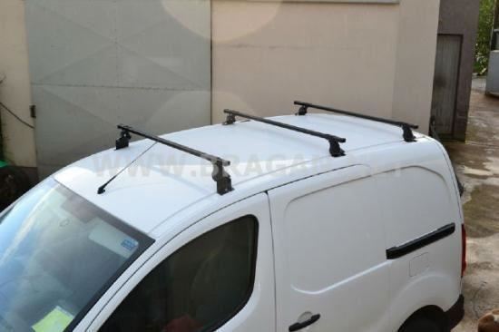 Bragan 3-Bar Roof Rack System With Load Stops For Peugeot Partner 2008-2016 Van