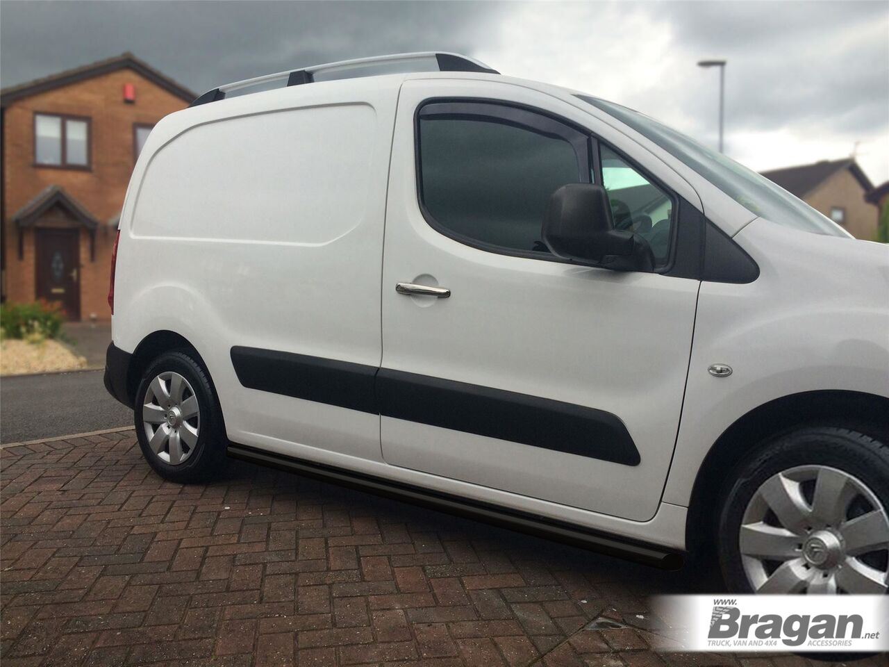 Side Bars To Fit Citroen Berlingo 2016 2019 Van Stainless Steel Tubes
