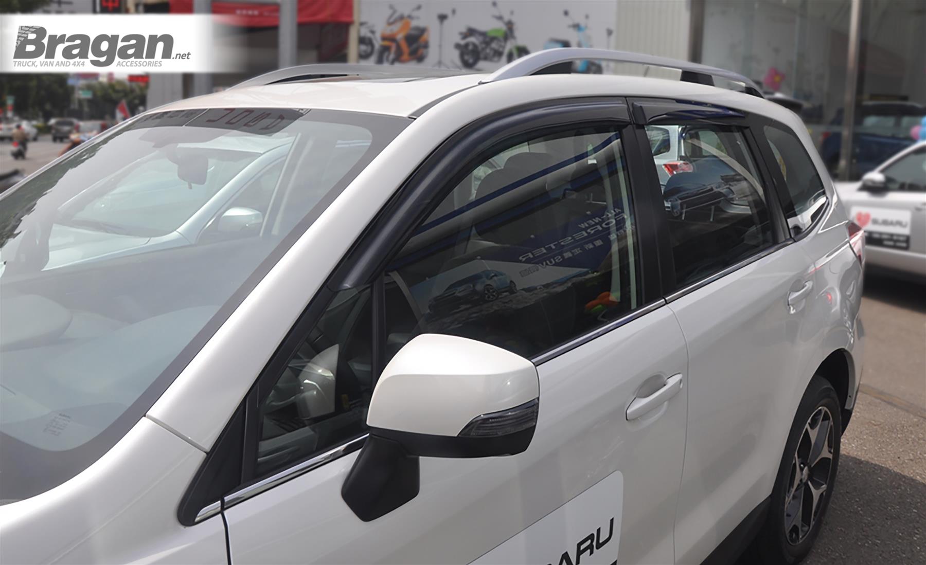 Window Deflectors For Ldv Maxus D90 2017 Wind Rain Protector Tinted Adhesive Ebay