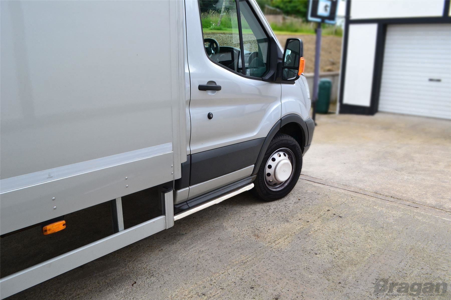 To Fit 2000 - 2006 Ford Transit MK6 Chassis Cab Tipper Pickup Side Bars Tubes