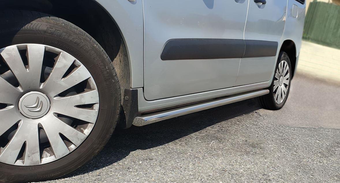 Chrome Stainless Side Bars +Amber LEDs To Fit Citroen Berlingo 2019+ Steps Tubes - 第 4/16 張圖片