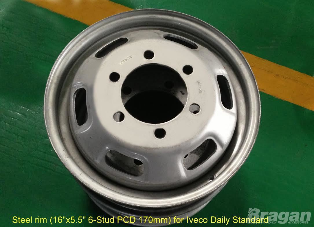 To Fit 06 14 Iveco Daily Minibus 16" Standard Dual Wheel Trim Covers