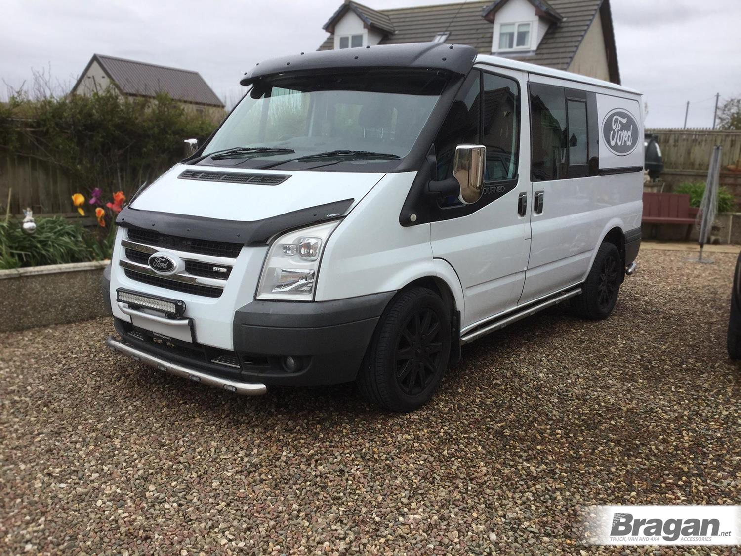 Passend für 07 14 Ford Transit MK7 Frontspoiler bumper bar Kinn Nudge