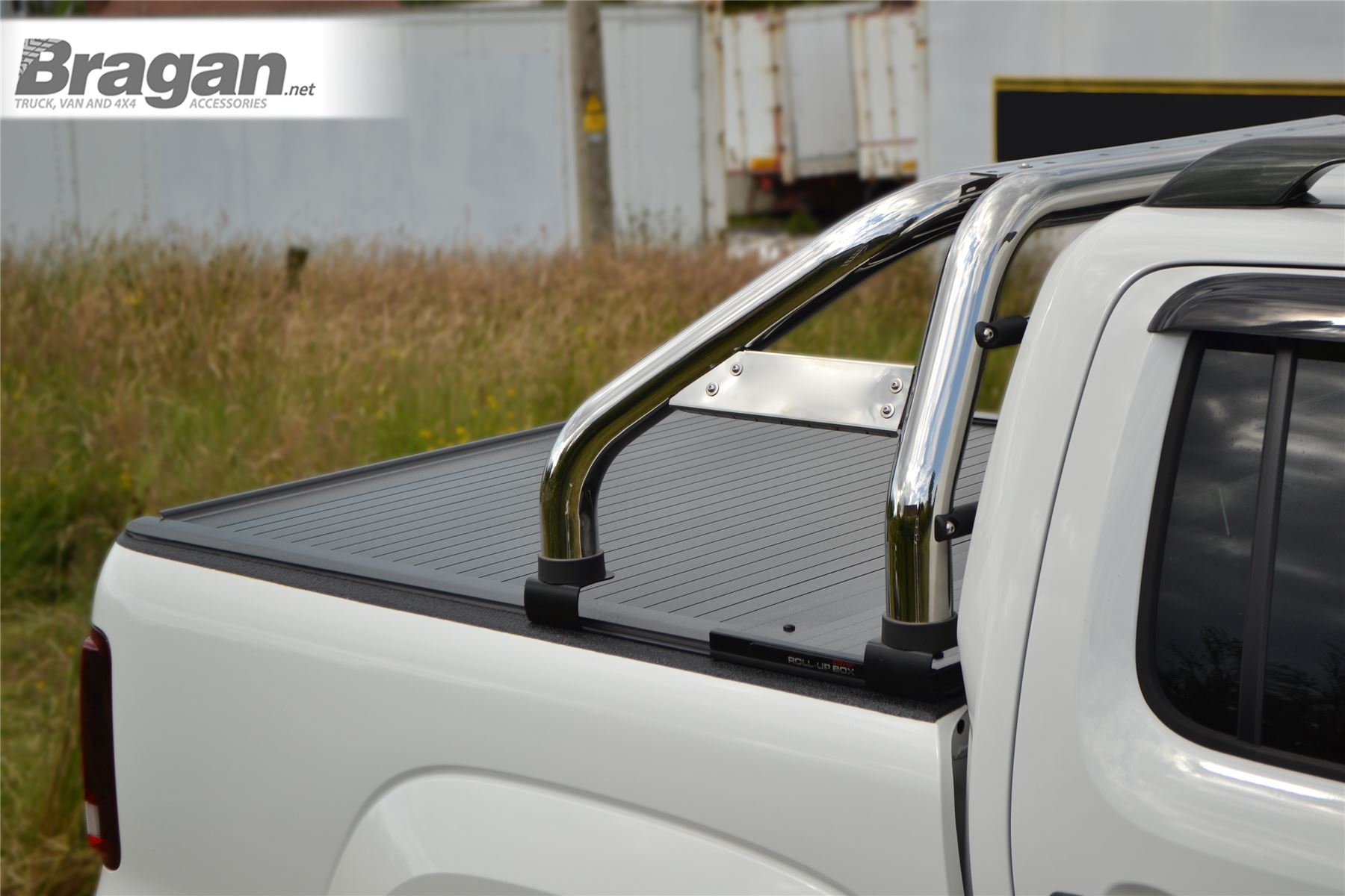 To Fit 2005 2015 Mitsubishi L200 Roll Bar Rollback Tonneau Cover Spot Lights Ebay
