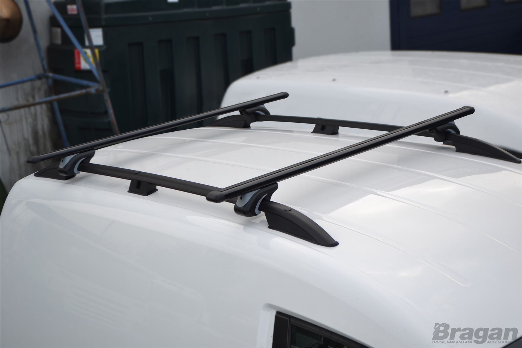 Para ford transit a partir de 2014 portaequipajes portaequipajes Alu negro con TÜV Abe