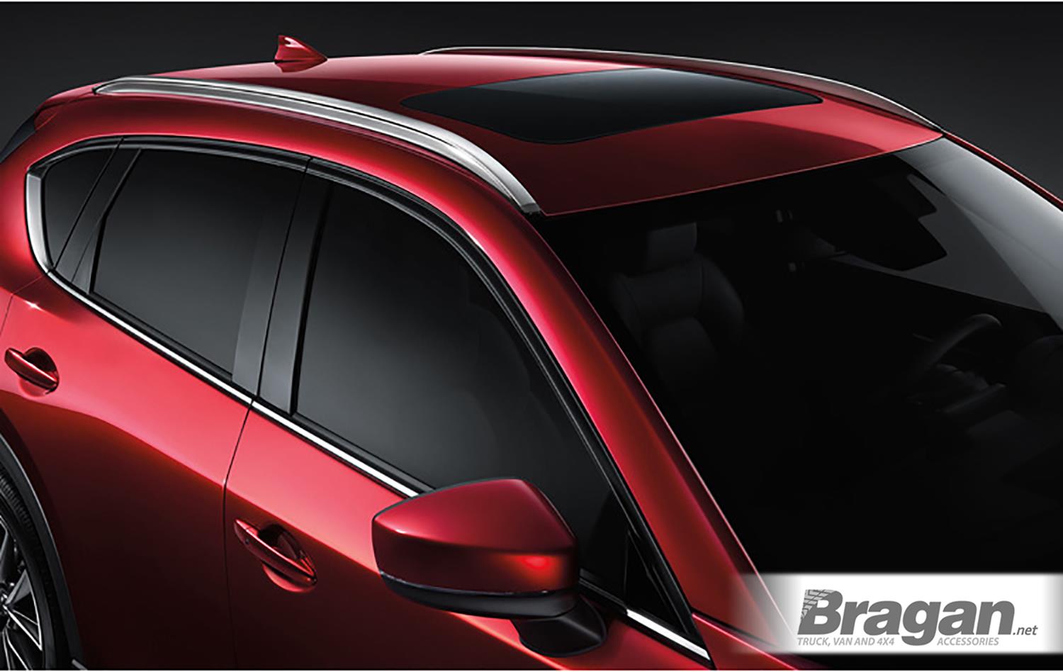 Roof Rails For Mazda CX5 2017+ 4x4 Top Polished Aluminium Racks Styling Bars 617201264638 eBay