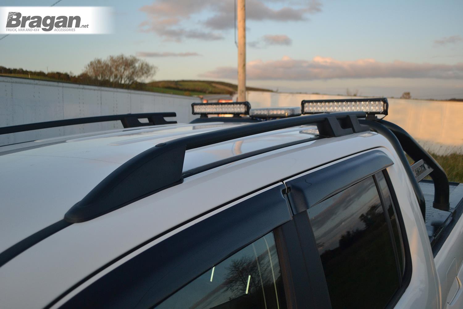 Barras de techo de coche de aluminio rieles estantes para Opel Astra Estate 2010-2015