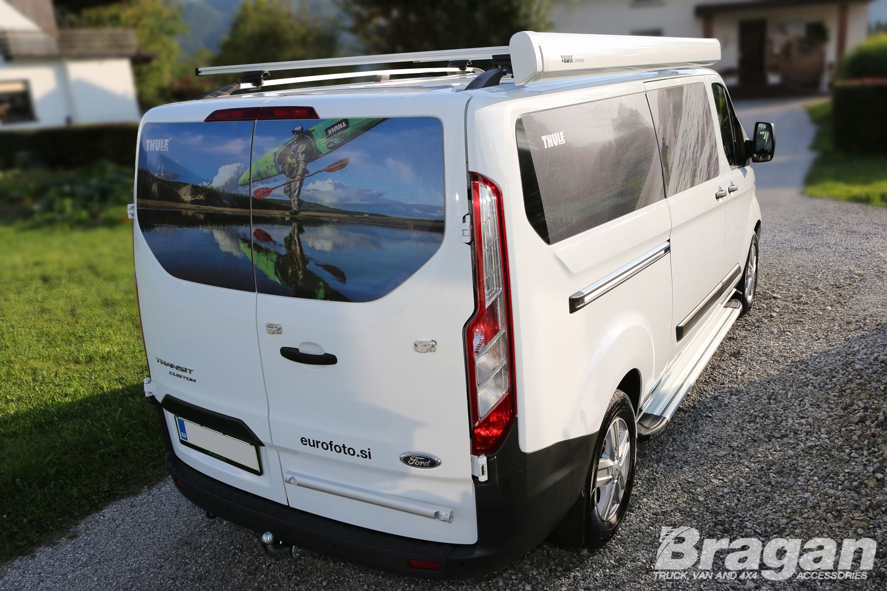 To Fit 1318 Ford Transit Tourneo Custom LWB Aluminium Side Steps