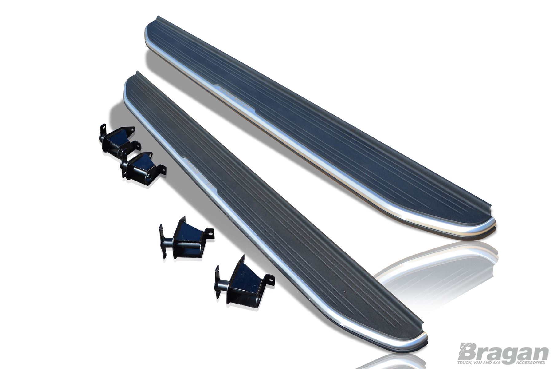 Fitting Kit Bragan BRA41212B Running Boards Side Steps Bars Stainless