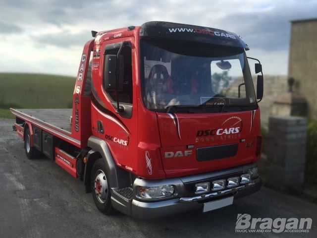 Barra de luz para parrilla de acero S/Spot E + lámparas + LED blanco para Kenworth K370 Pre 2014 - Imagen 3 de 6