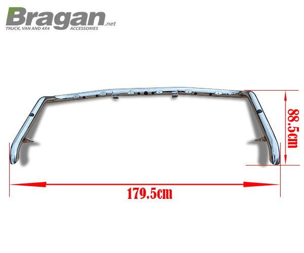 Para man TGX XLX cami/ón frontal de acero inoxidable pulido l/ámpara de techo Bar