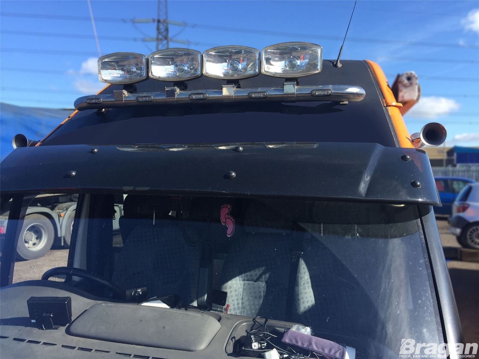 To Fit 0714 Ford Transit MK7 Front Medium High Roof Light Bar with