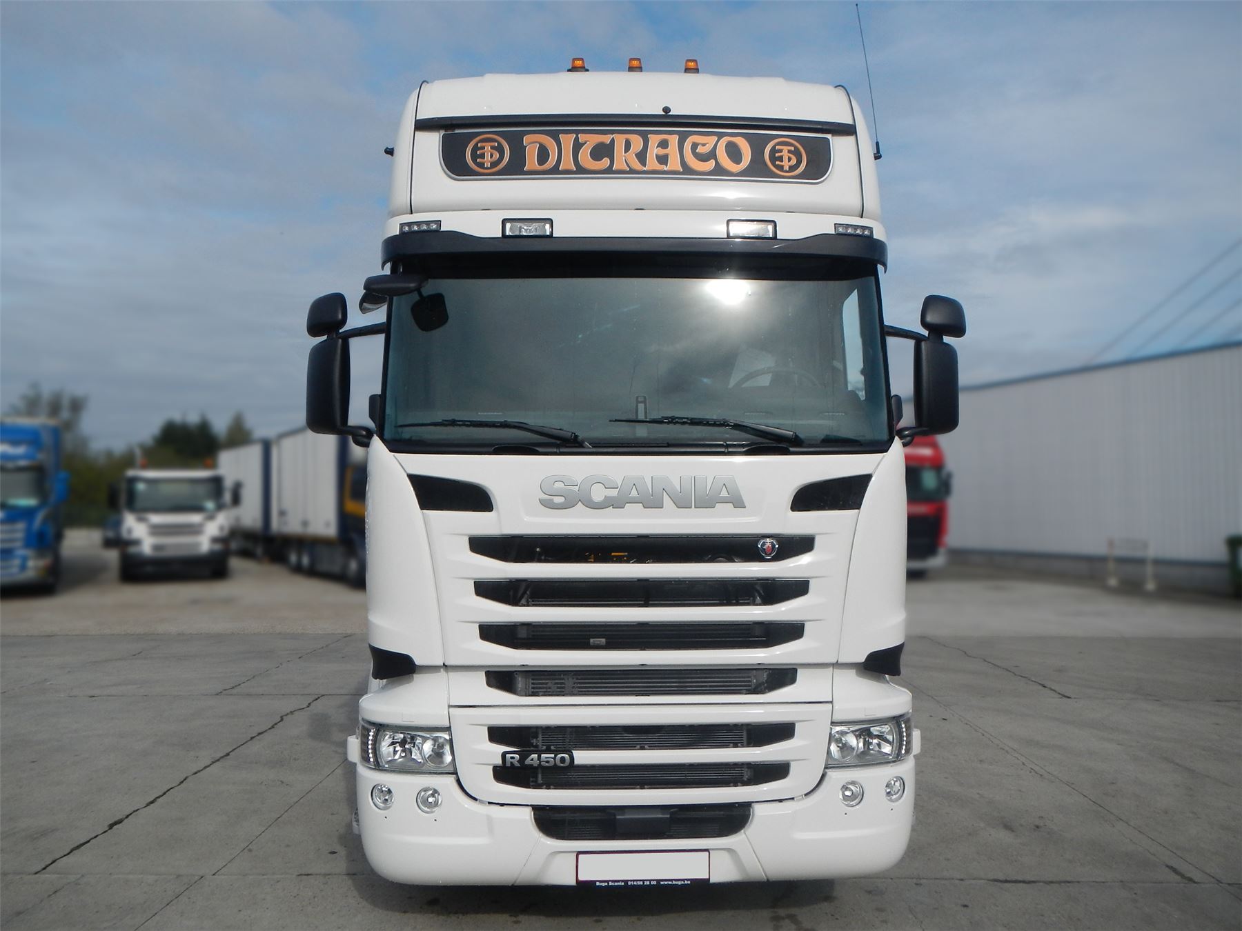 LED Nameboards For Scania 4 Series Topline Slim Front Sign