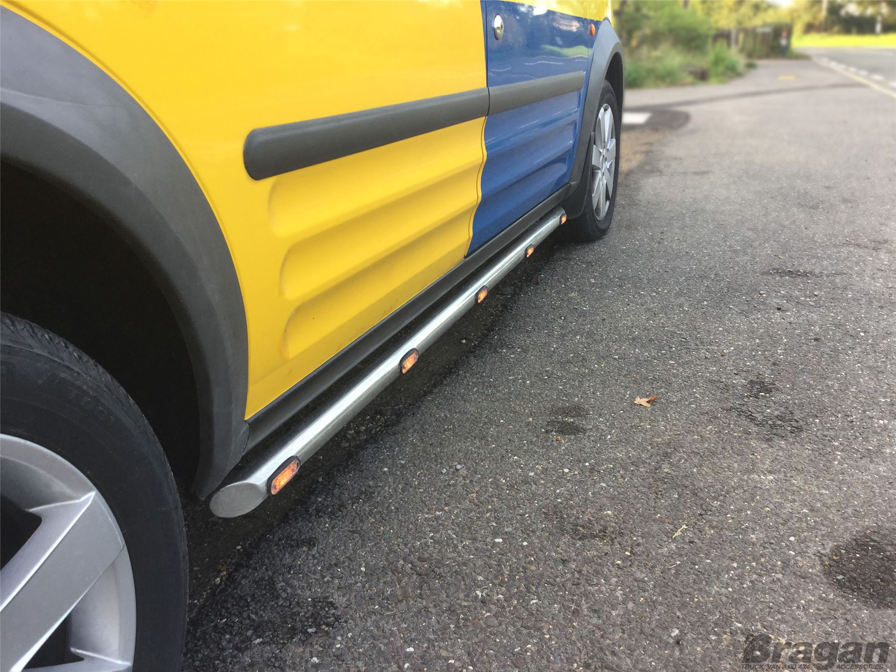 Chrome Stainless Side Bars +Amber LEDs To Fit Citroen Berlingo 2019+ Steps Tubes - 第 15/16 張圖片