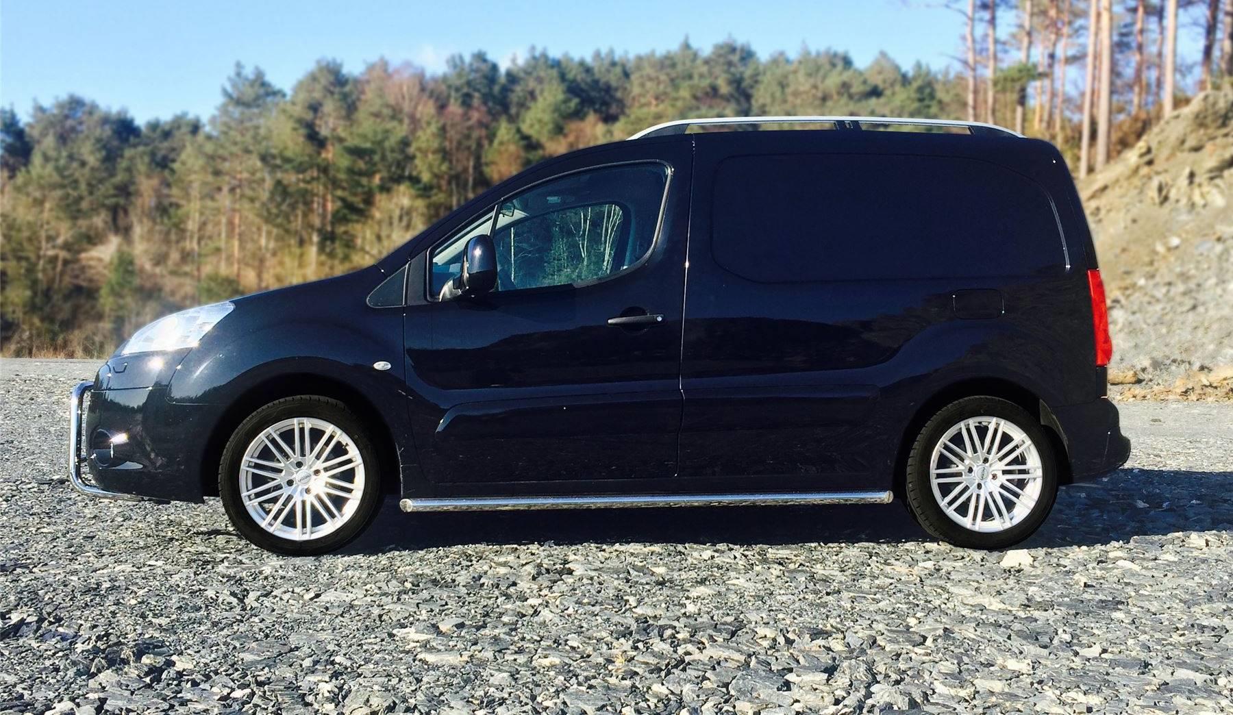 Chrome Stainless Side Bars To Fit Peugeot Partner Tepee 2008 - 2016 Steps Tubes - Picture 12 of 15