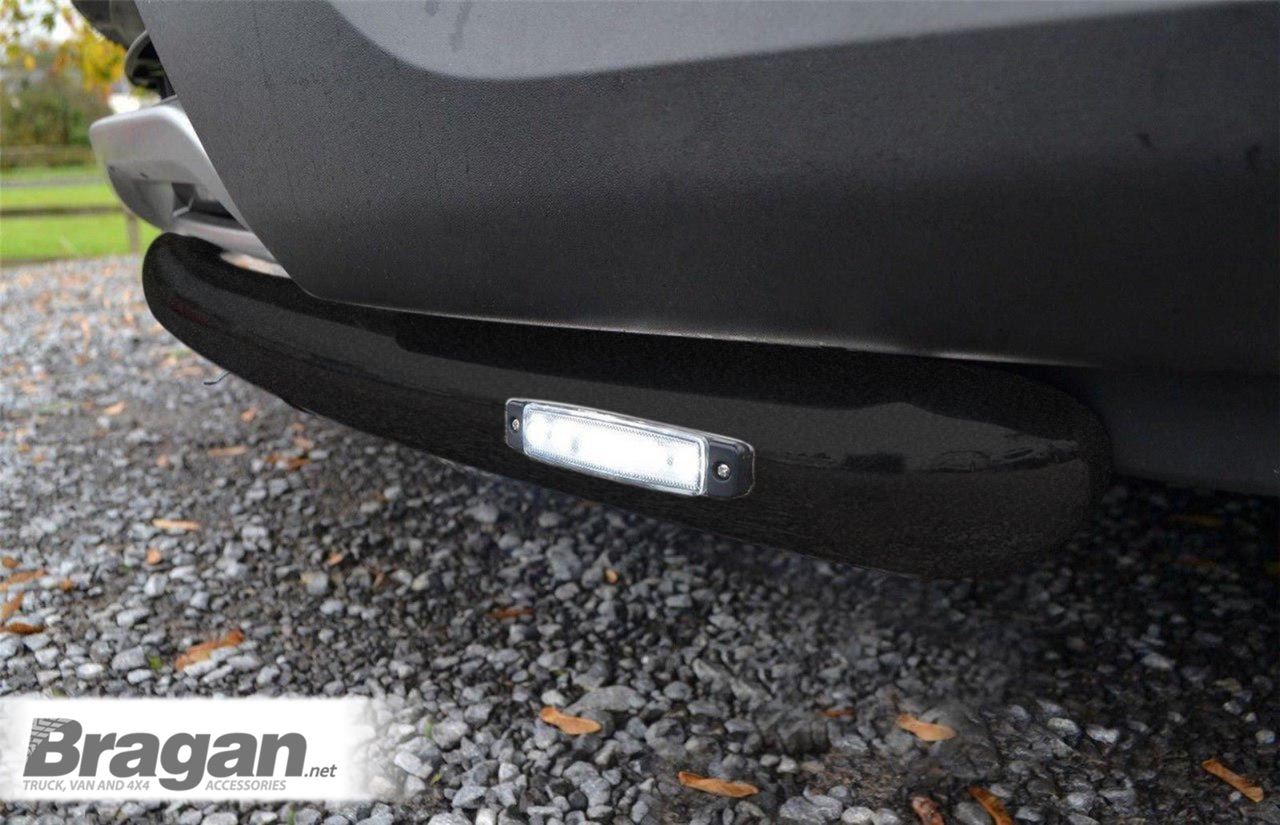 Hyundai Santa Fe Inox avant Pare-Choc Spoiler Barre Type B Pour 2012 Leds