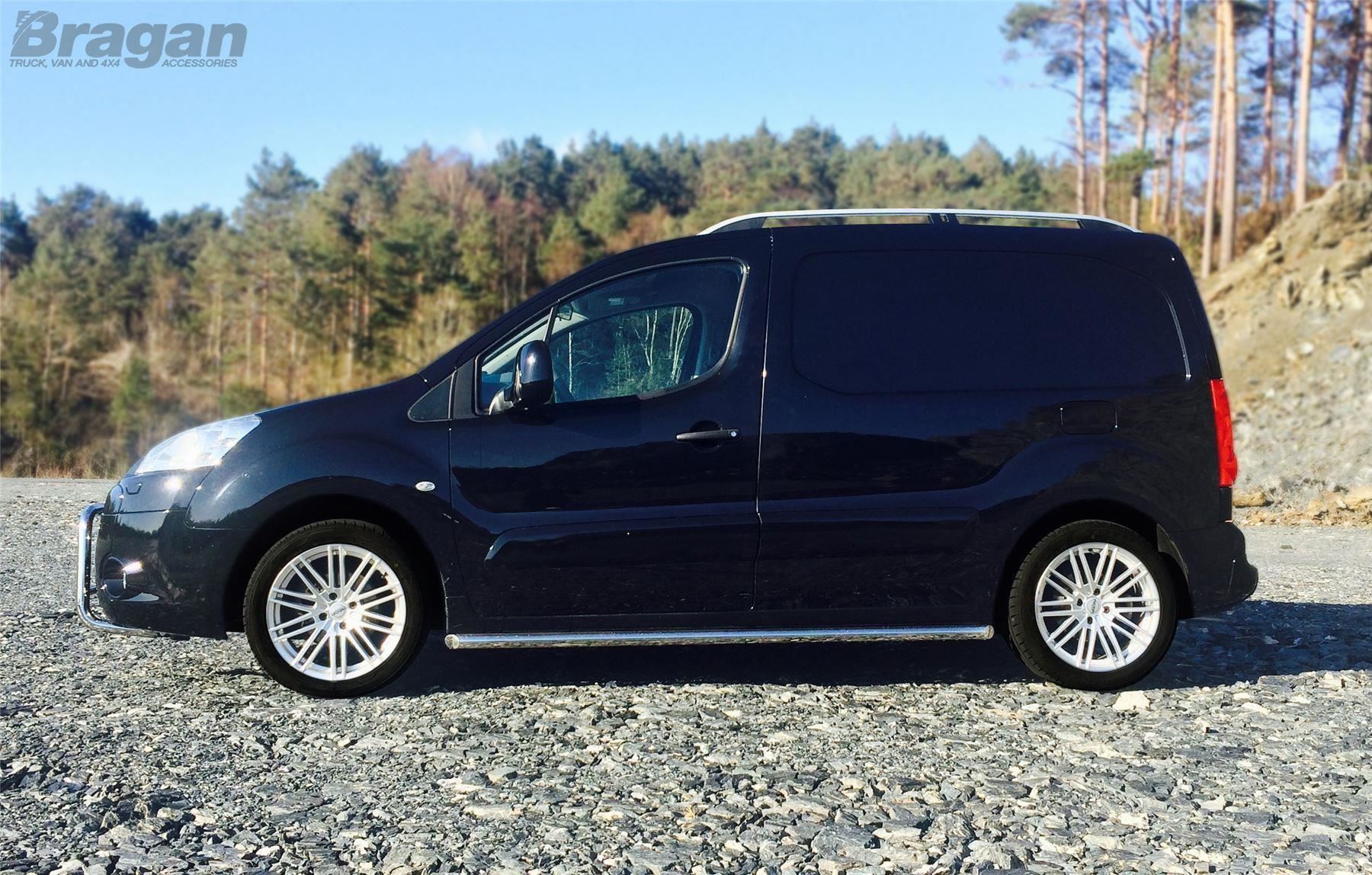 Para adaptarse a 2016-2019 Citroen Berlingo Aluminio Aleación Rieles Techo Barras de bloqueo