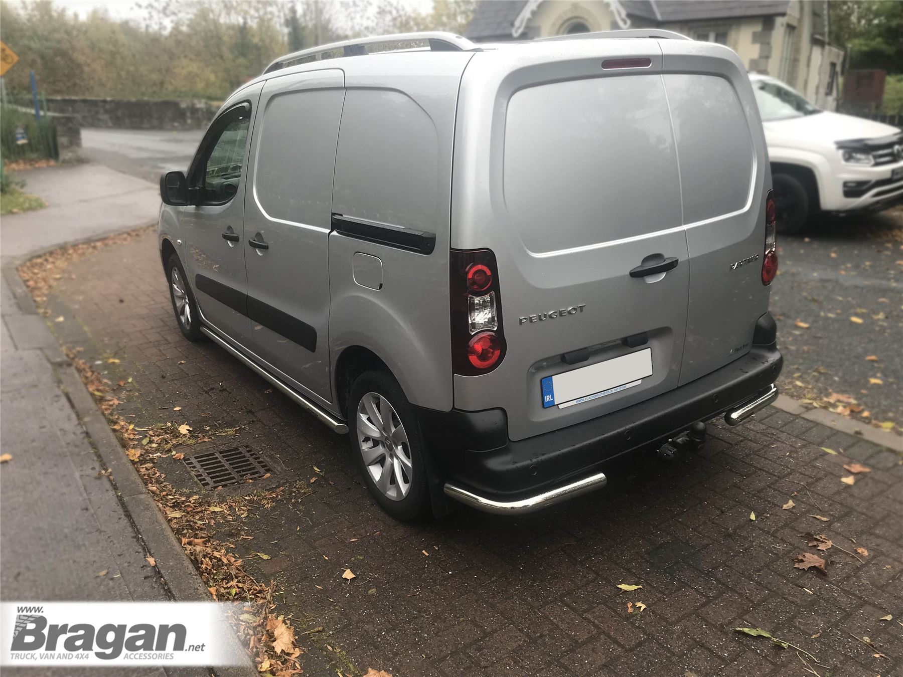 Barras laterales para adaptarse a Citroen Berlingo 2008 - 2016 falda de acero inoxidable tubos escalonados - Imagen 9 de 15