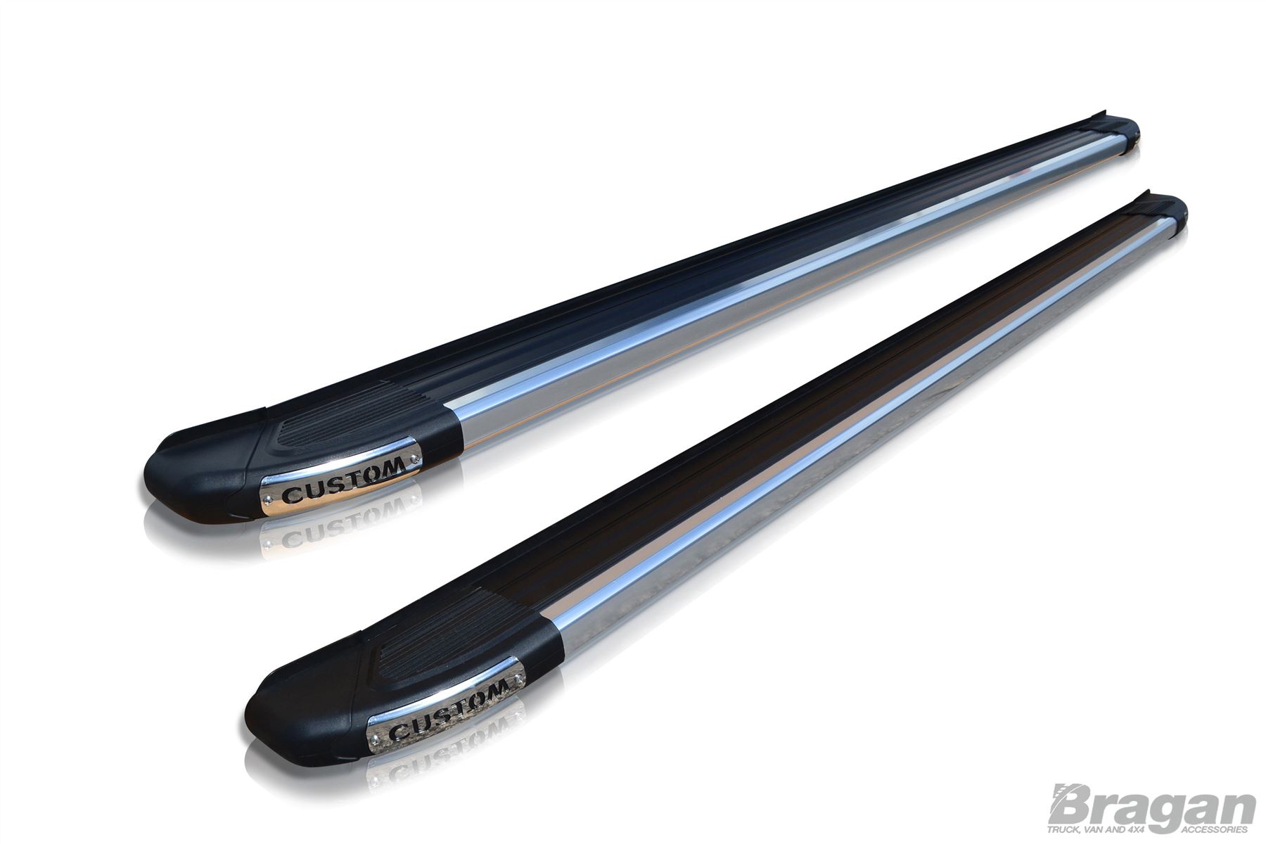 To Fit 2013 2018 Ford Transit Tourneo Custom LWB Running Boards Steps