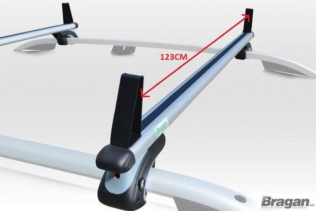 Pour Ford CONNECT 2002-2014 dachreling aluminium noir avec TÜV Abe longue