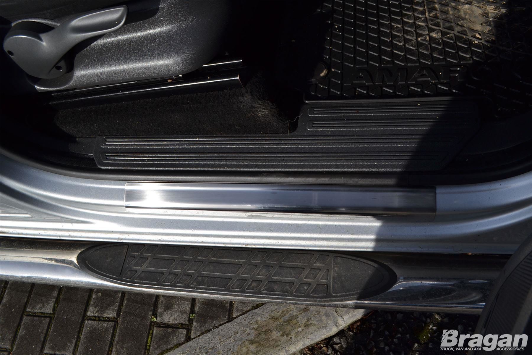 To Fit 2010 2016 VW Volkswagen Amarok Chrome Door Sill Trim eBay