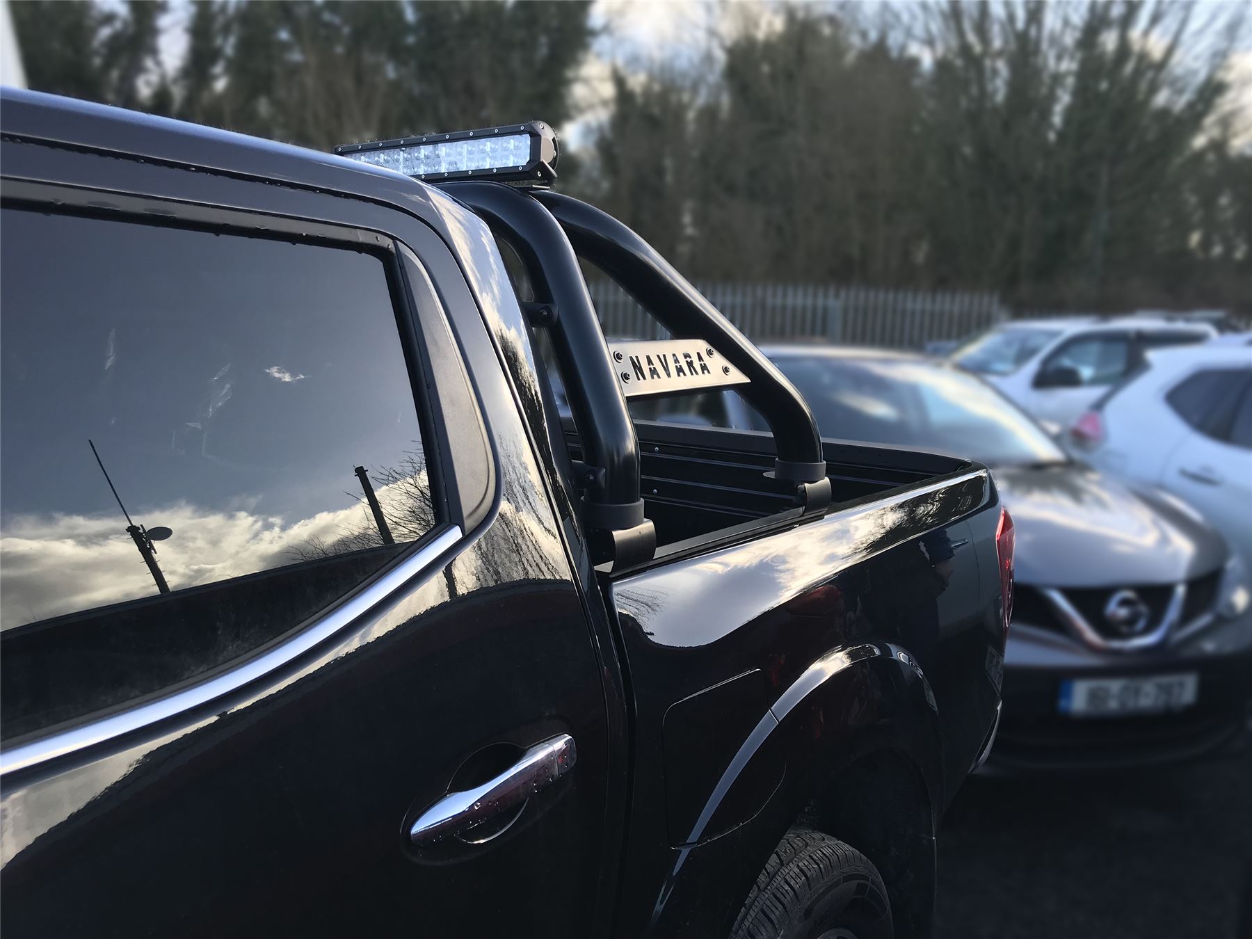 Roll Bar + LEDs + Brake Light + Light Bar For Nissan Navara D40 05 16