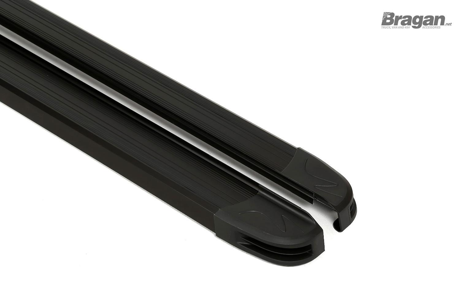 To Fit 1318 Ford Transit Tourneo Custom SWB BLACK Running Boards Multi