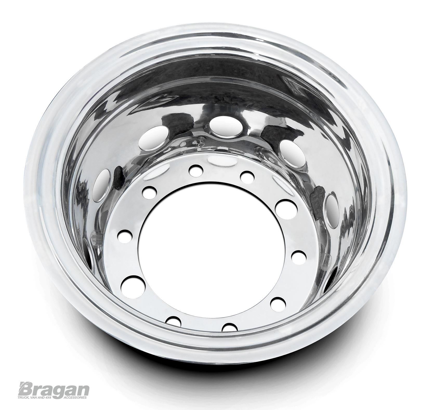 22.5" Universal Truck Lorry Rear Wheel Sleeves Trims Covers 285mm Deep