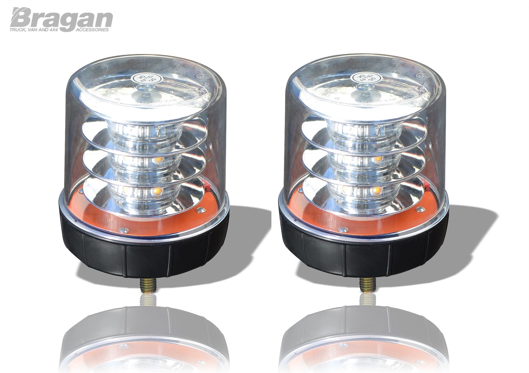 White LED Bolt Mounting Strobe Flashing Table lamp LED. Beacon Collection