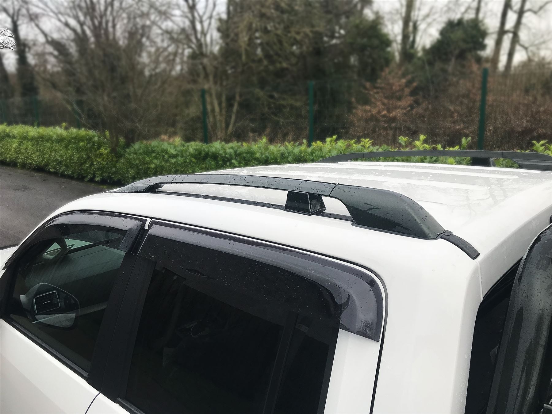 To Fit 2016+ Volkswagen Amarok Black Aluminium Roof Rails 4x4 + Black Cross Bars eBay