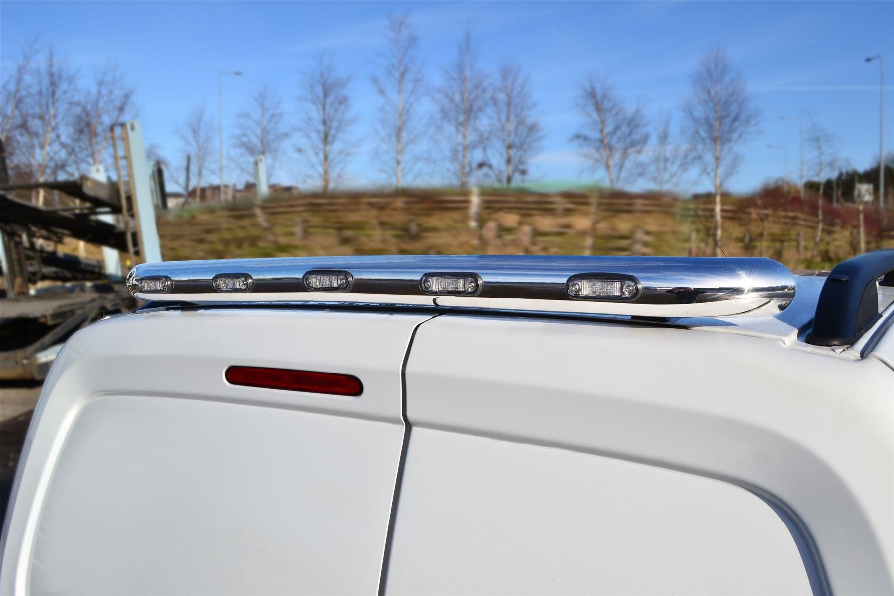 To Fit 2010 2015 VW Caddy Stainless Steel Rear Roof Top Light Bar