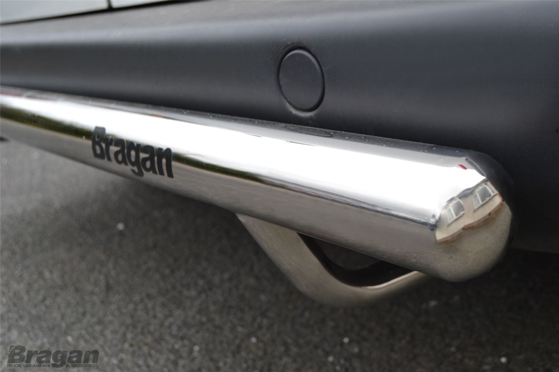 To Fit 2016+ Peugeot Expert Traveller Stainless Steel Rear Back Bumper