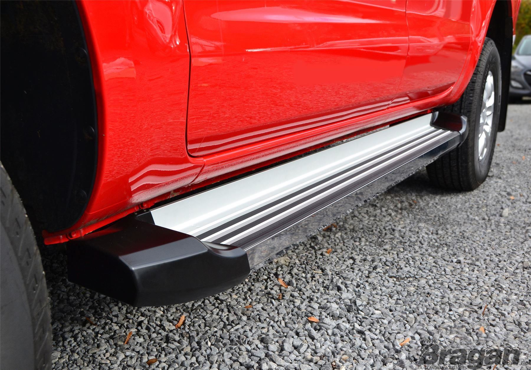 Passend Für 2016 + nissan navara np300 Poliertes Aluminium Trittbrett B