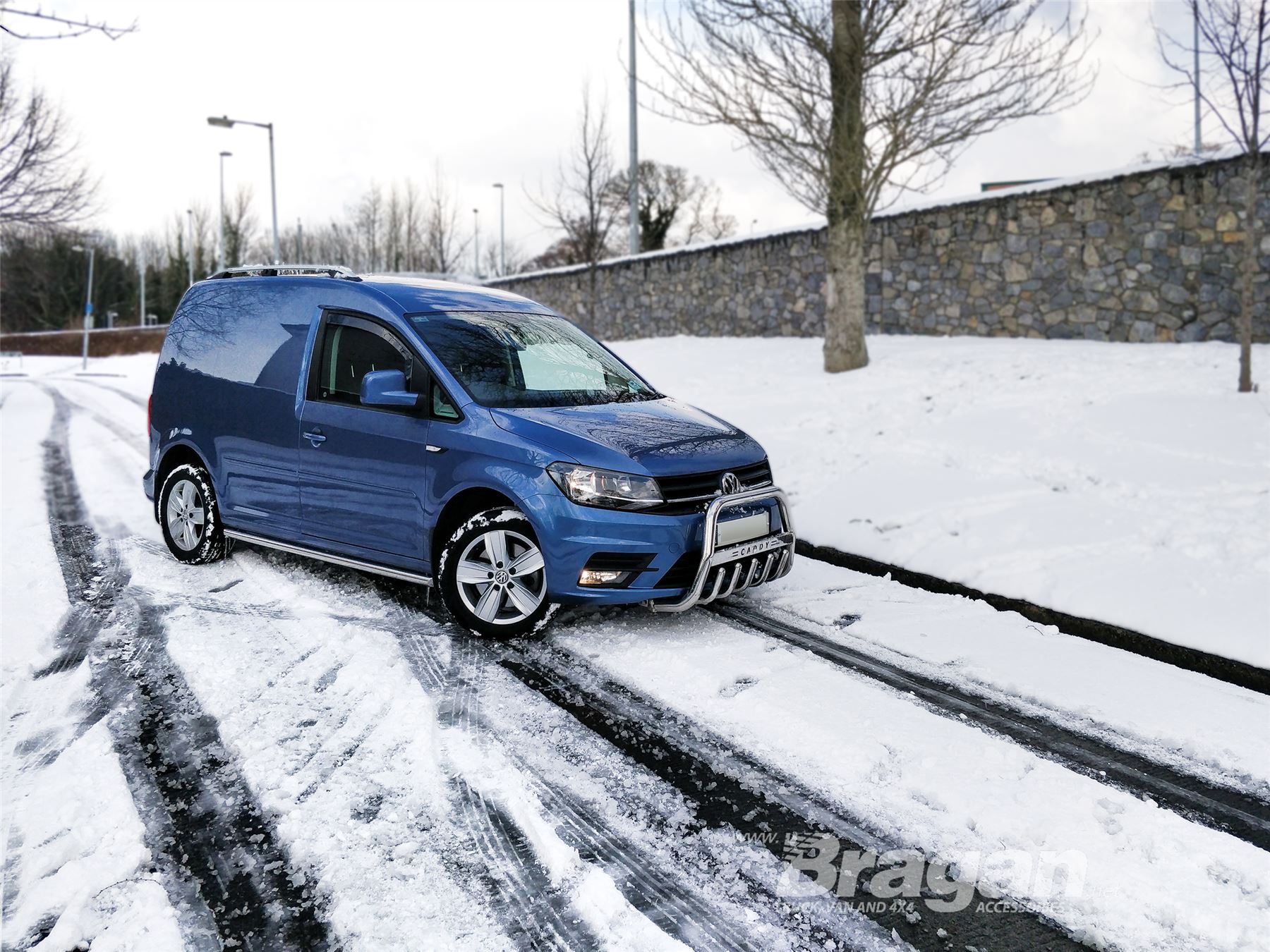 To Fit 2015+ Volkswagen VW Caddy Maxi Steel Side Bars Steps Tubes Bar