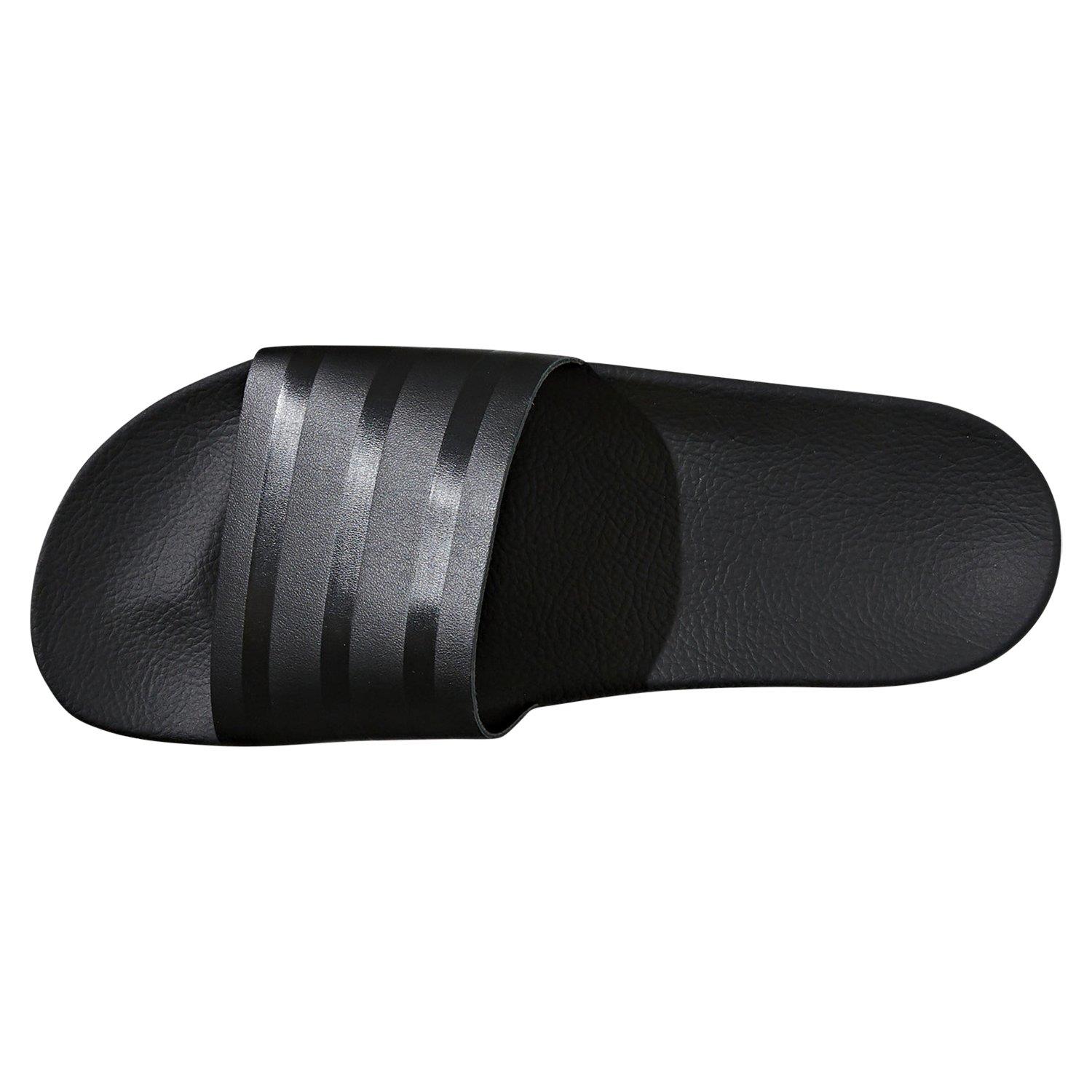 adidas originals adilette sliders in black cq3094