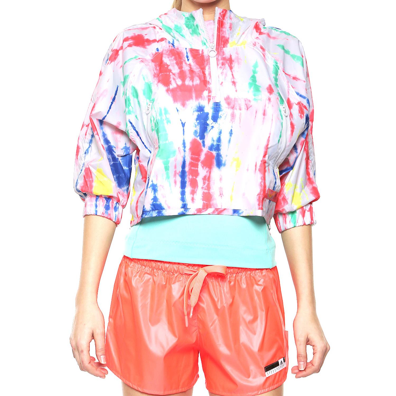 Adidas Stella McCartney Batik leichte Jacke Multi Damen adidas Stellasport Tiedye Jacket Damen Trainingsjacke
