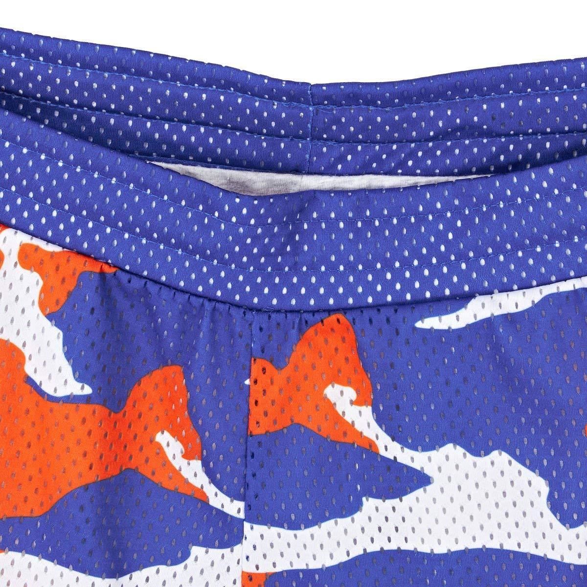 adidas NEW YORK KNICKS REVERSIBLE SHORTS CAMO NBA BASKETBALL HARDCOURT TREFOIL