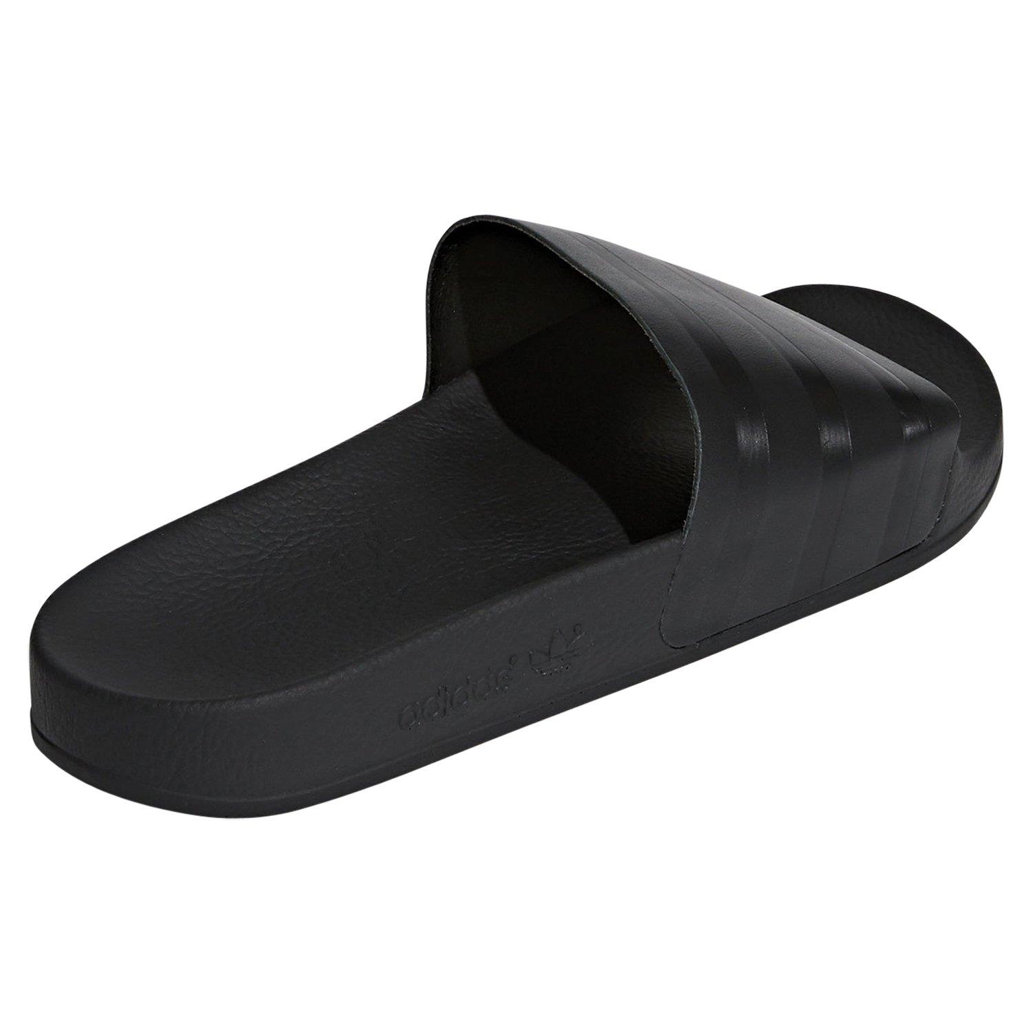 adidas originals adilette sliders in black cq3094