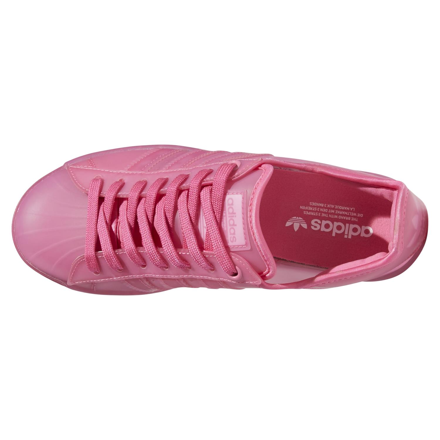 adidas ORIGINALS WOMENS SUPERSTAR TRANSLUCENT JELLY SHOES PINK TRAINERS SNEAKERS | eBay