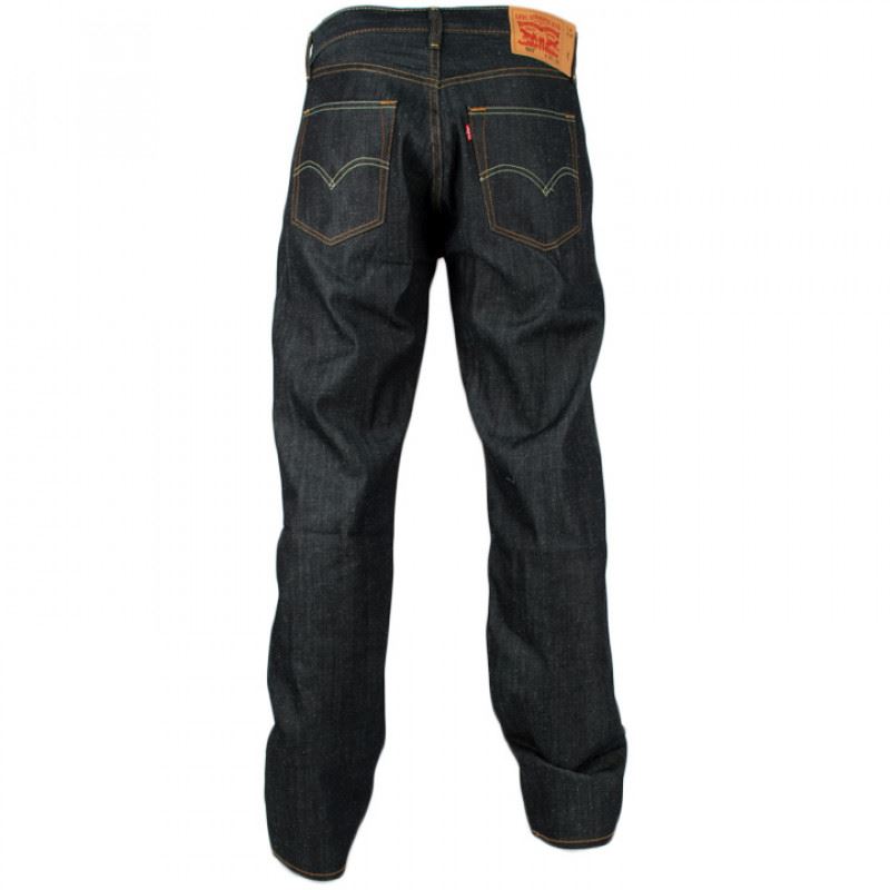 Levi's 501 Crispy Neppy Shrink-To-Fit Jeans Black 38W/34L | eBay