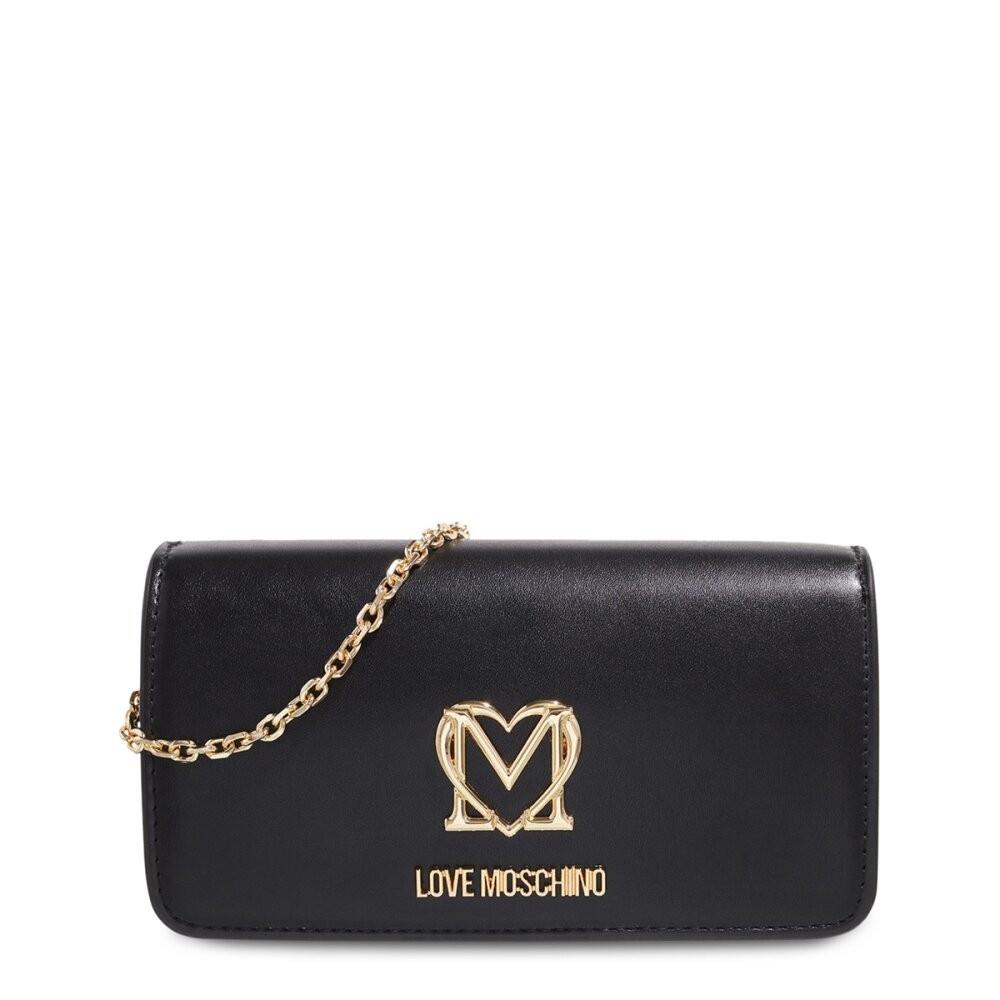 LOVE MOSCHINO WOMEN'S HANDBAG BAG TRACOLLINA CRAFTSMAN SLG PU NERO